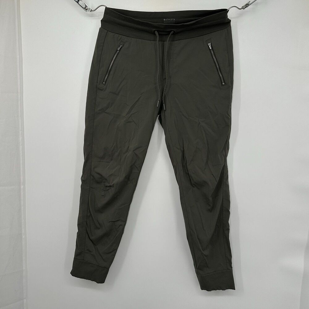 Athleta Trekkie North Jogger Pants Mountain Olive Women’s Size‎ 8 Style 405726